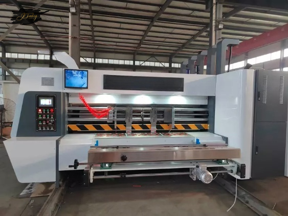 NORTH PACK Lead Edge Two Color Printing Slotting Corrugation Carton Box Make Machine